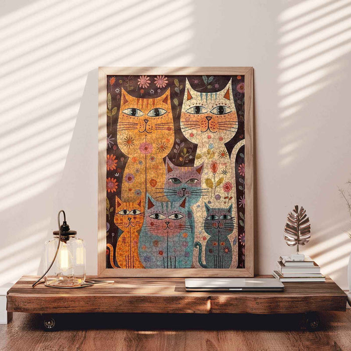 Cats Family Jigsaw Puzzle