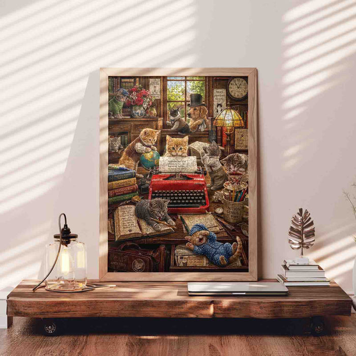 Cats Literary Society Writing Club Jigsaw Puzzle