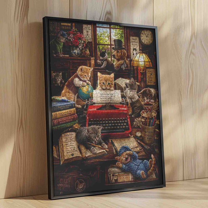 Cats Literary Society Writing Club Jigsaw Puzzle