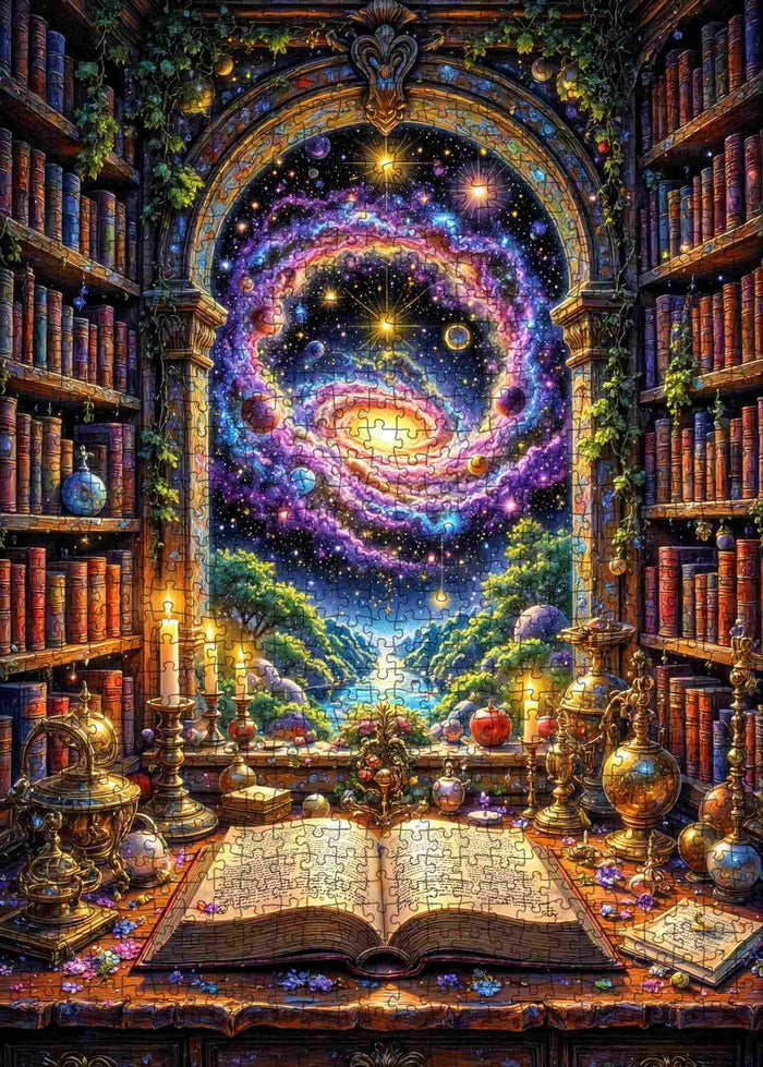 Celestial Library Gateway Jigsaw Puzzle
