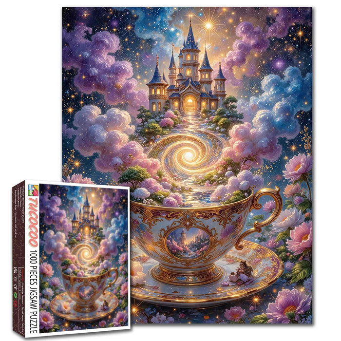 Celestial Teacup Castle Jigsaw Puzzle