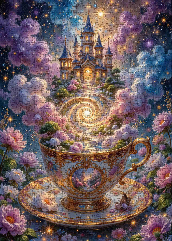 Celestial Teacup Castle Jigsaw Puzzle