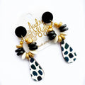 Chloe - Black Dot Beaded