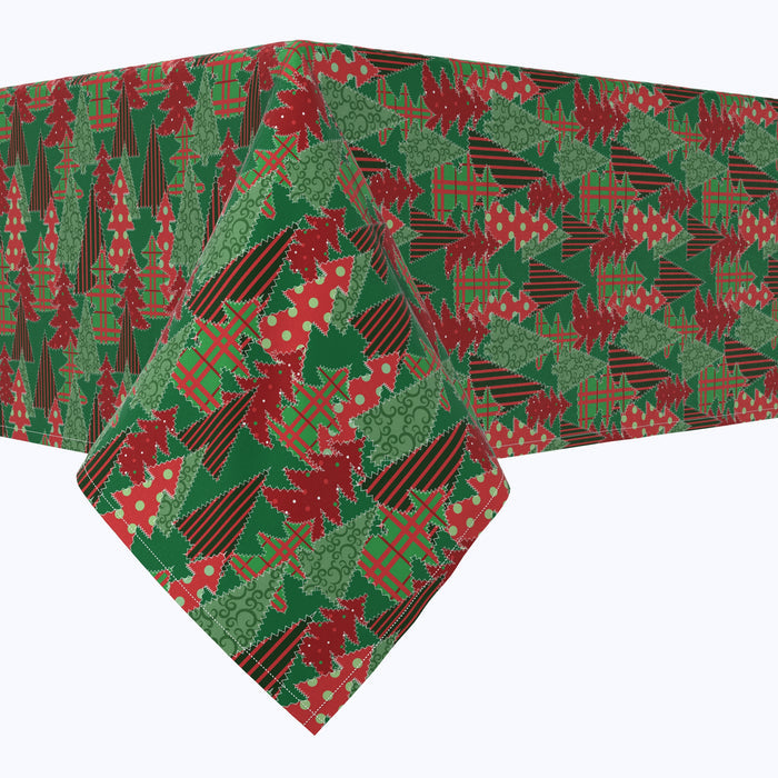 Christmas tree Patchwork Cotton Squares