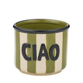 Ciao Ceramic Stripe Pot