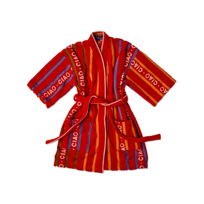 Ciao Stripe Terry Mini Bath Robe