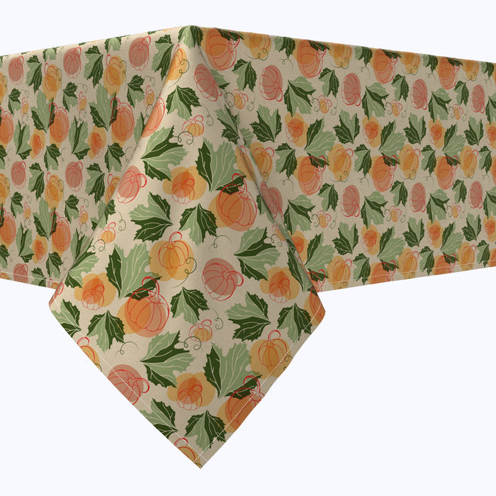 Collage of Pumpkins Cotton Rectangles