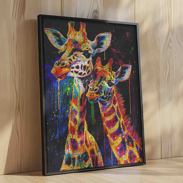 Colorful Giraffes Jigsaw Puzzle