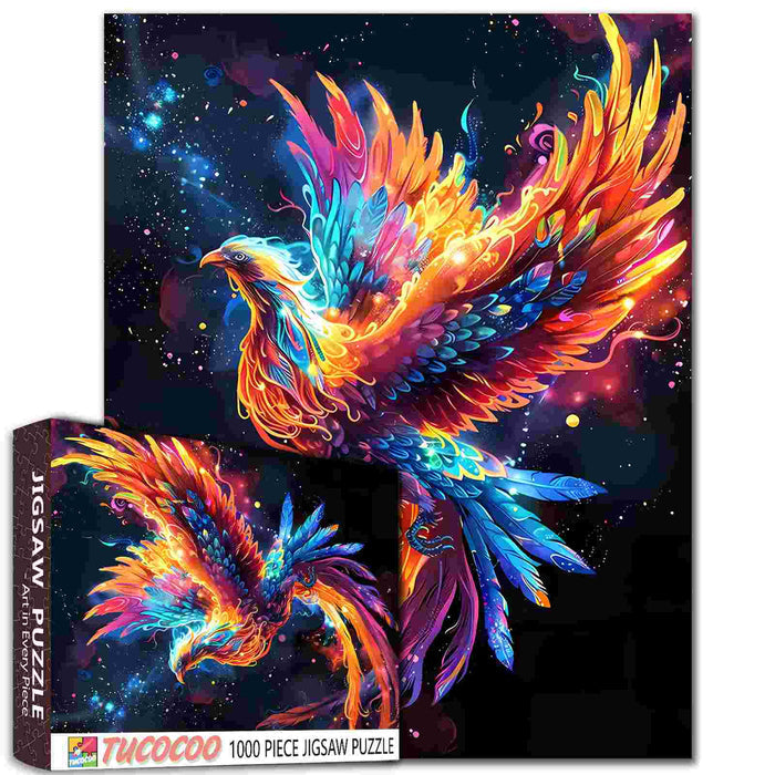 Colorful Phoenix Jigsaw Puzzle - Tucocoo