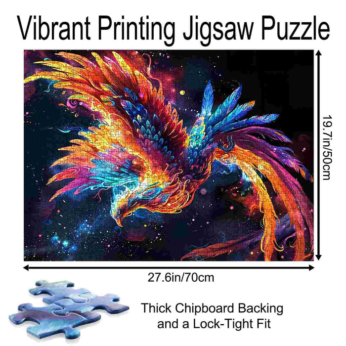 Colorful Phoenix Jigsaw Puzzle - Tucocoo