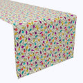 Colorful String Lights Cotton Table Runners