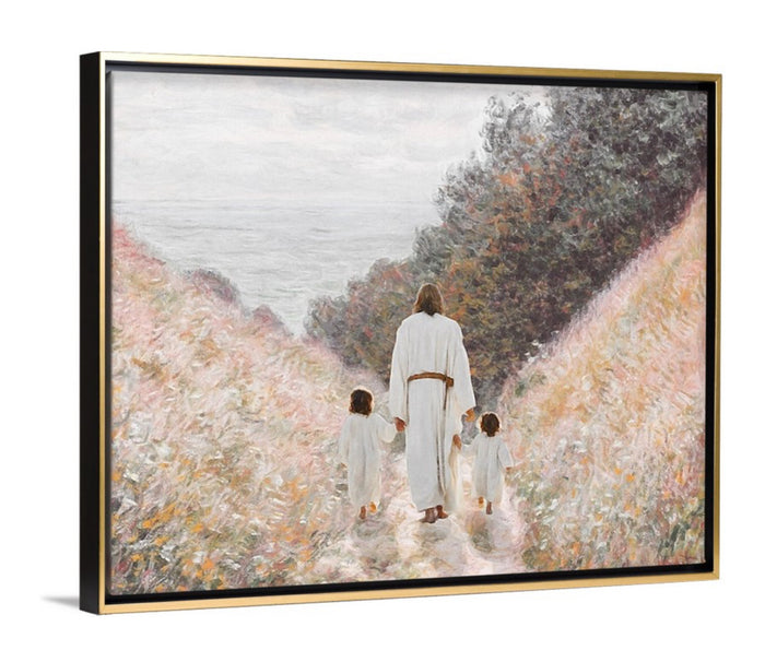 Consider The Lilies/Brunette - Canvas