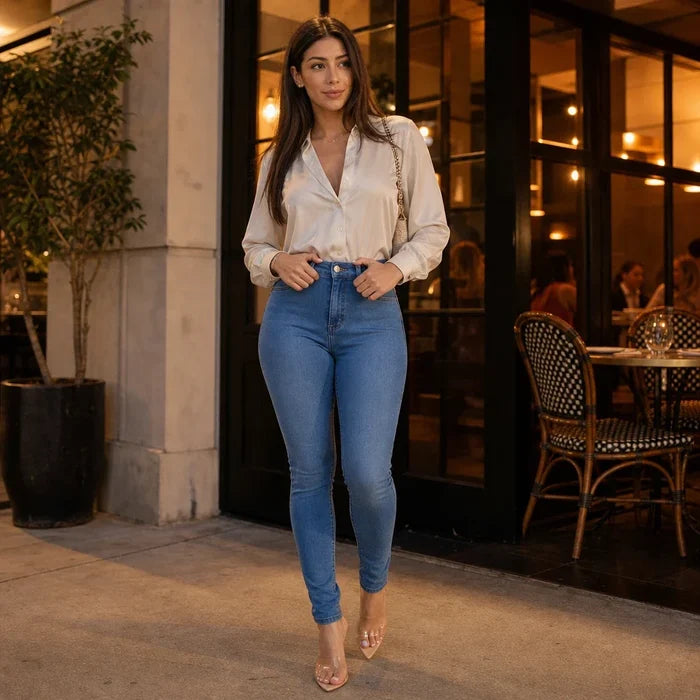 Contoura – High-Waisted Stretch Skinny Jeans