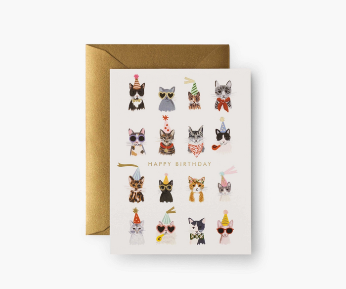 Cool Cats Birthday Card