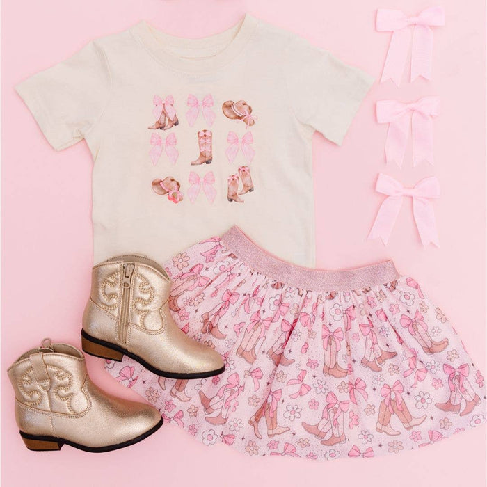 Coquette Cowgirl Short Sleeve T-Shirt - Kids Clothes