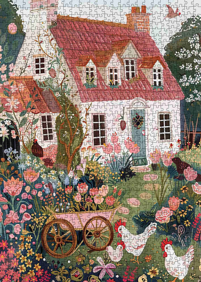 Cottage Garden Country Life Jigsaw Puzzle