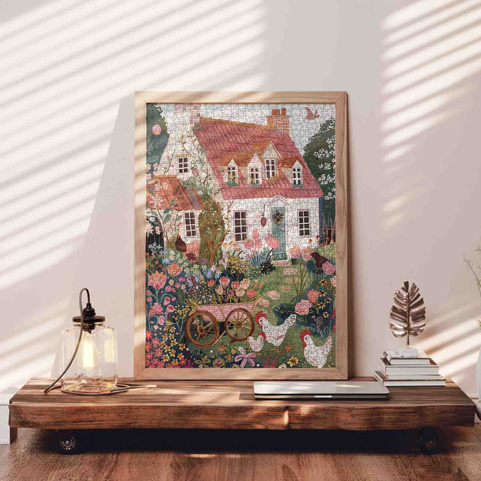 Cottage Garden Country Life Jigsaw Puzzle