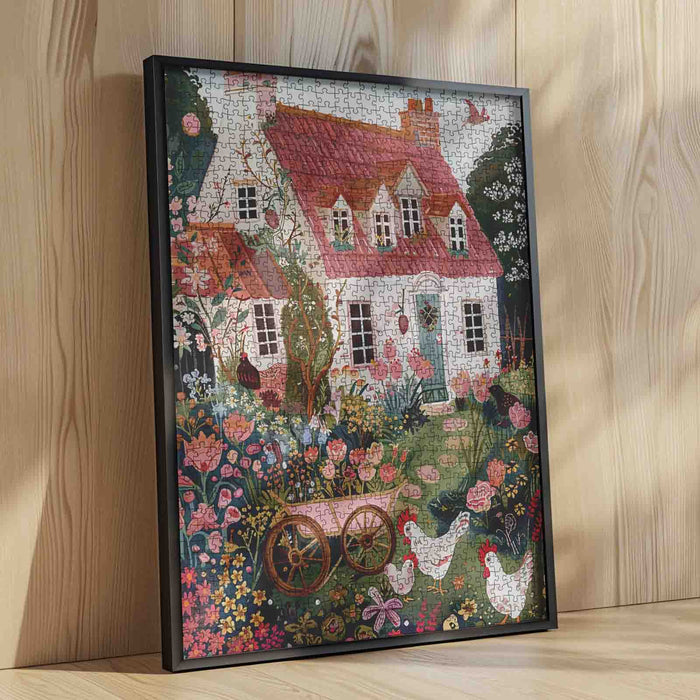 Cottage Garden Country Life Jigsaw Puzzle