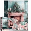 Cozy Fireplace Christmas Jigsaw Puzzle