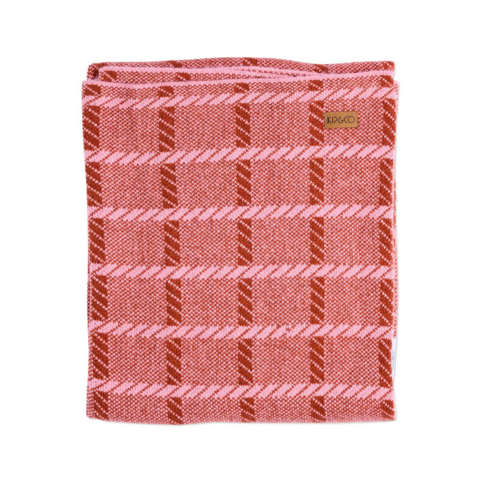 Creme Brulee Check Blanket
