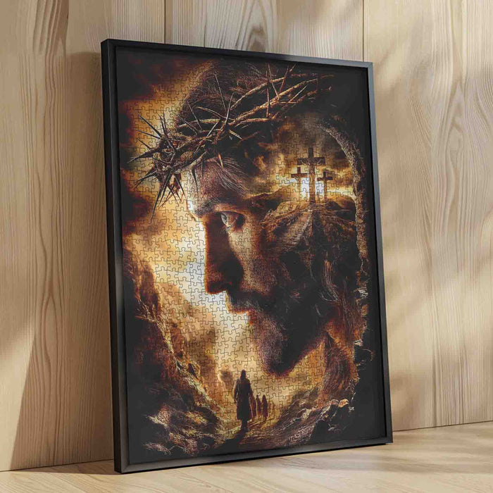 Crown of Thorns Path to Calvary Jigsaw Puzzle