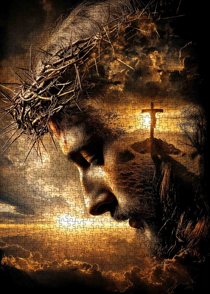 Crowned Savior Faith Jigsaw Puzzle