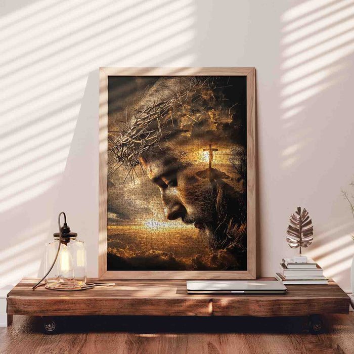 Crowned Savior Faith Jigsaw Puzzle
