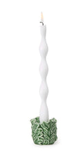 Cruciferous Leaf Taper Candleholder