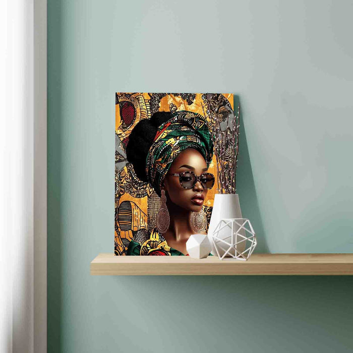 Cultural Elegance Portrait Paint by Numbers