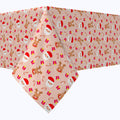 Cute Christmas Allover Pattern Cotton Squares