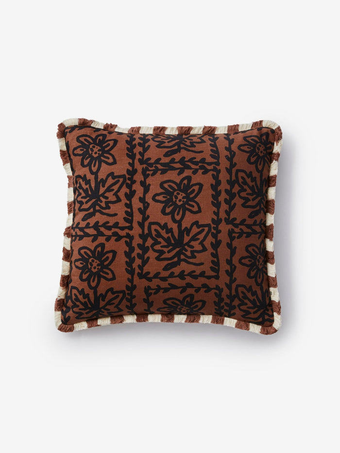 Daisy Chocolate Cushion