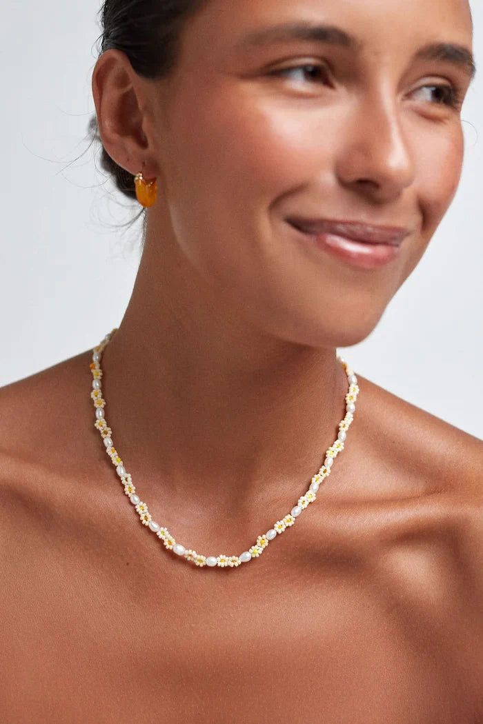 Daisy Flower Necklace