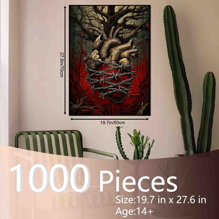Dark Heart Jigsaw Puzzle