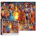 Day of Dead Skeleton Celebration Jigsaw Puzzle