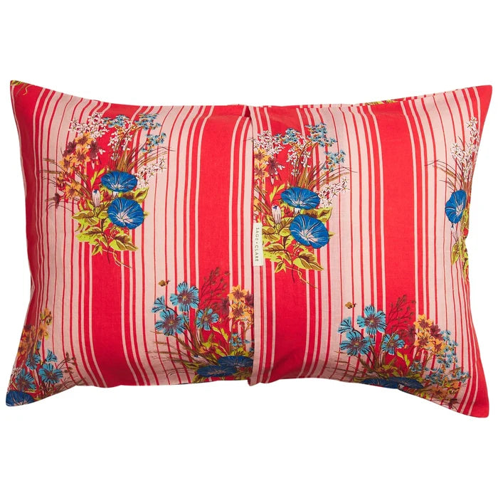 Dempsey Linen Pillowcase Set - Poppy