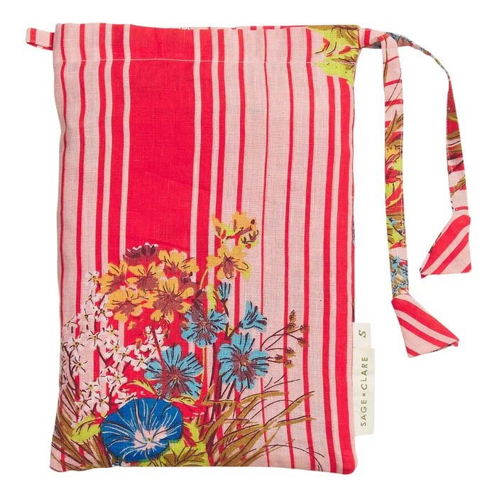 Dempsey Linen Pillowcase Set - Poppy
