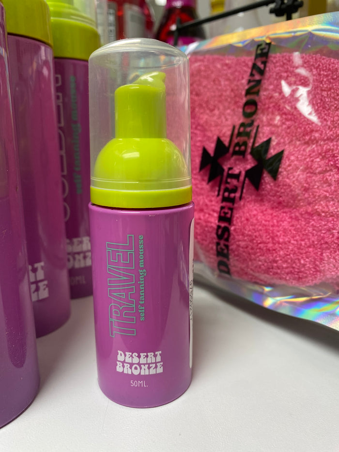 Desert Bronze Self Tanning Mousse Travel Size 50ml