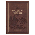 Devotional Walking with God Large Print Faux Leather