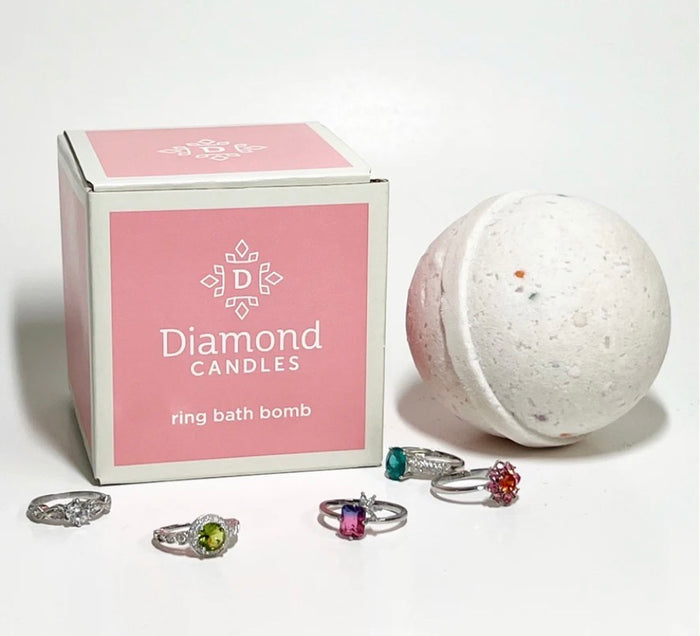 Diamond Candle ring bath bomb