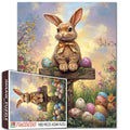 Easter Bunny with Colorful Eggs Jigsaw Puzzle