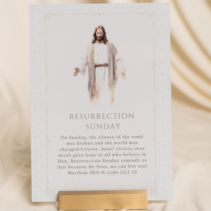 Easter Card Set & Gold Block