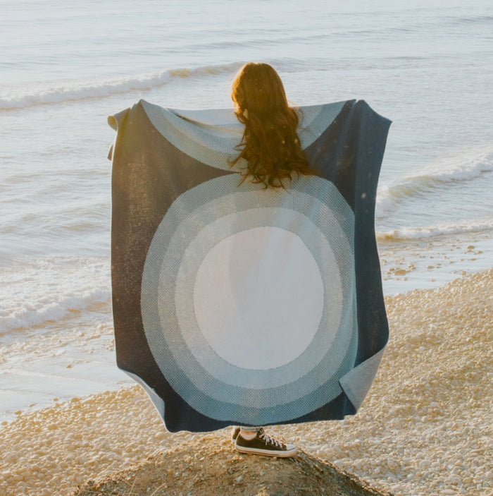 Eco Circle Throw Blanket • Coastal Compass Home Decor
