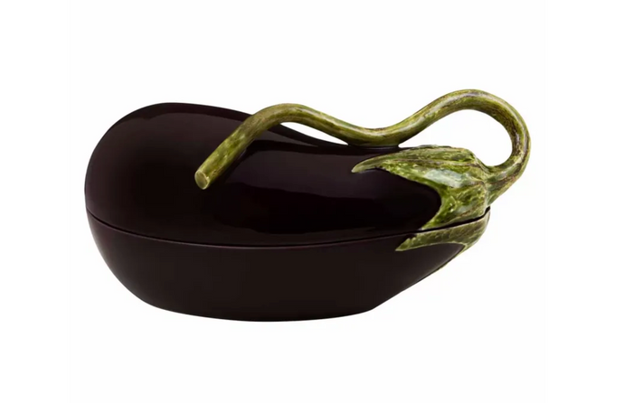Eggplant Ceramic Box