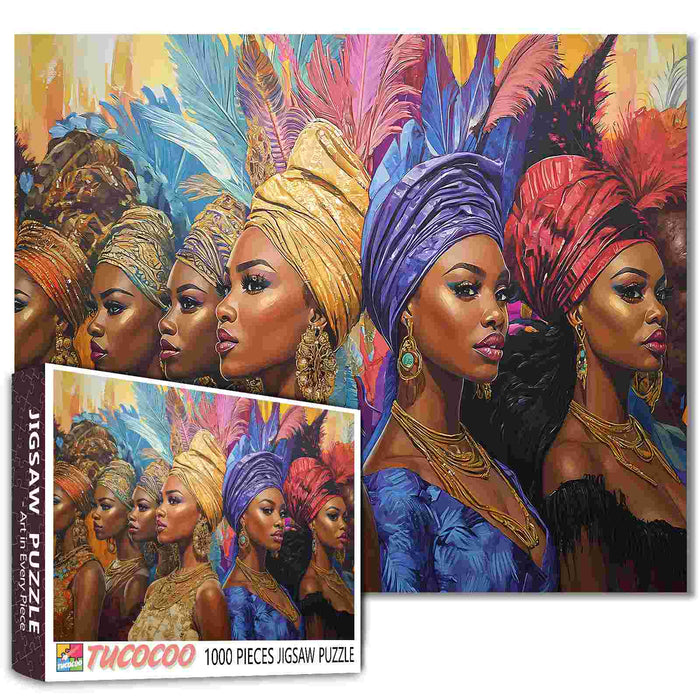 Elegant African Women Jigsaw Puzzle