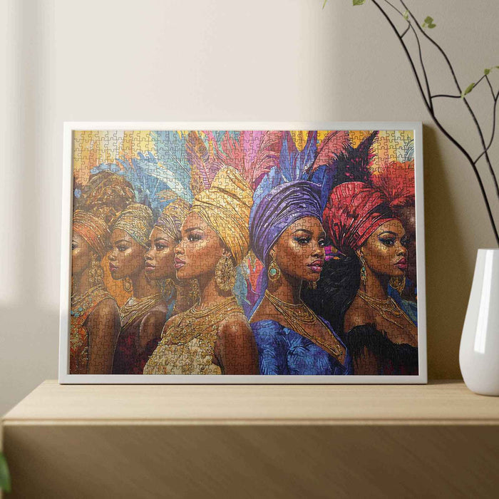Elegant African Women Jigsaw Puzzle