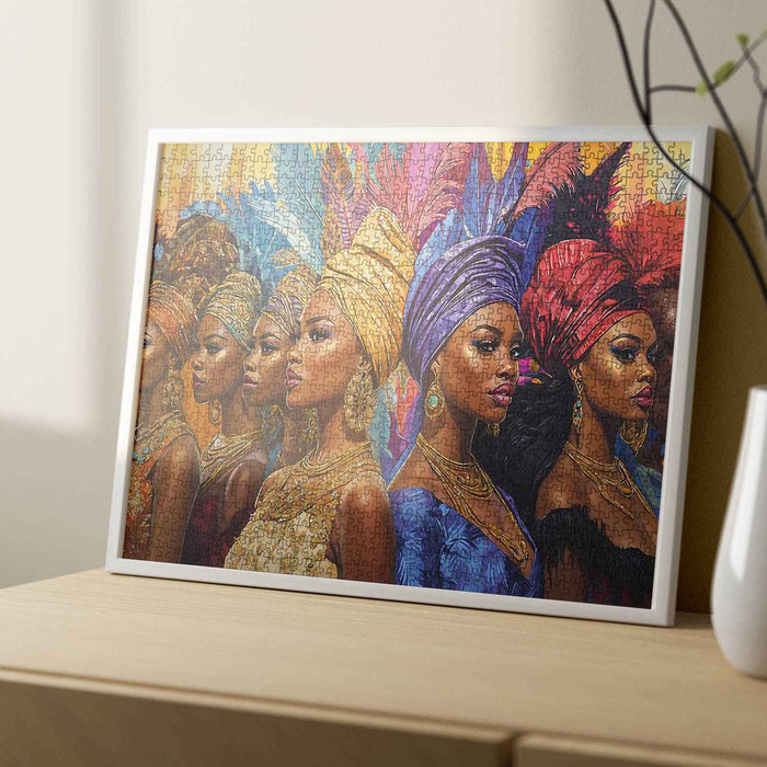 Elegant African Women Jigsaw Puzzle