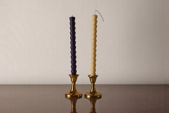 Elegant Tall Taper Candles - Clear (white)