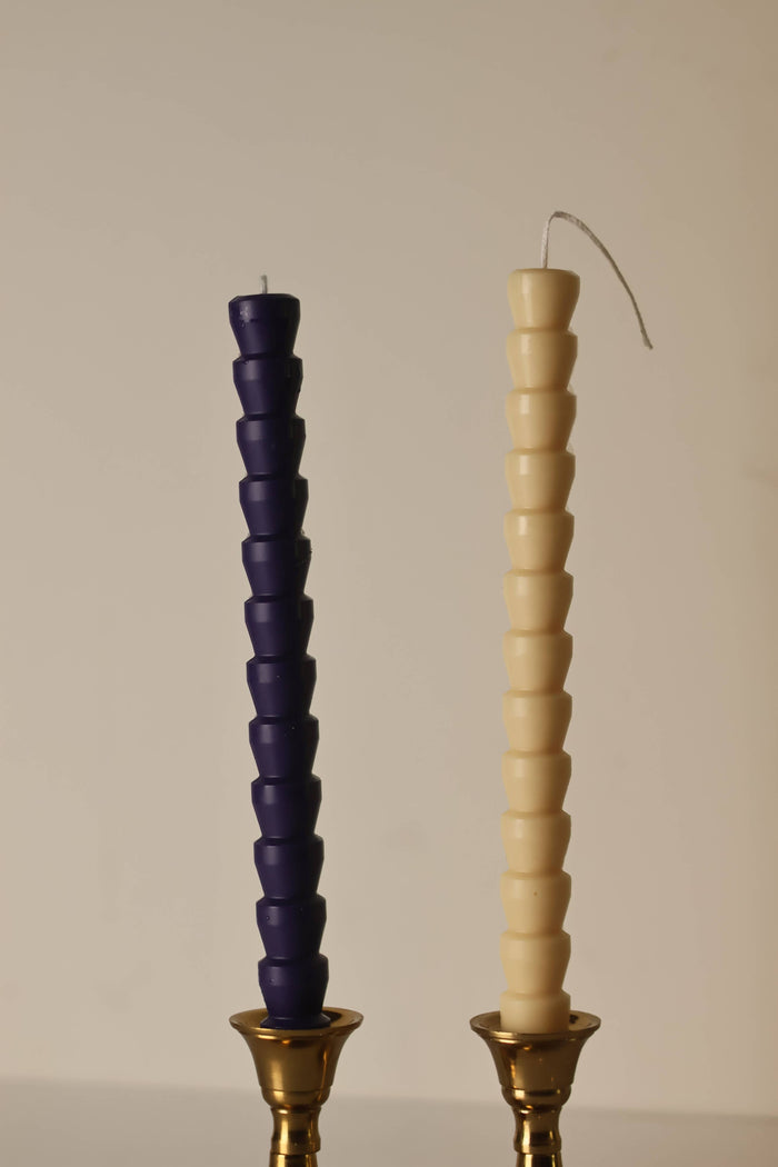 Elegant Tall Taper Candles - Clear (white)