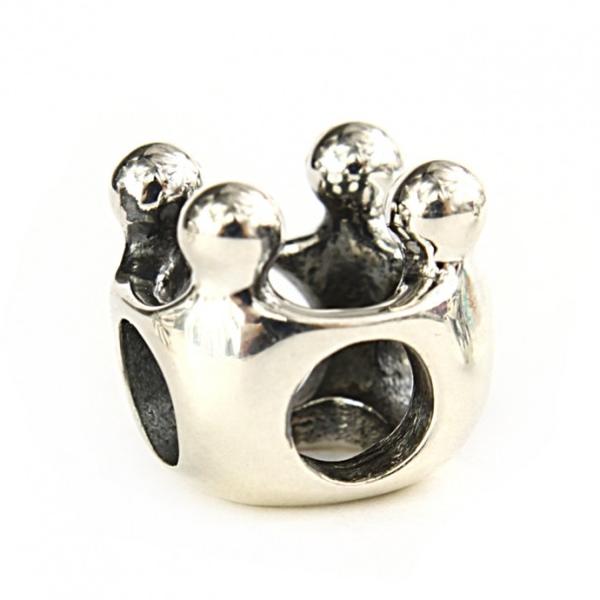 Elfbeads silver Family bead