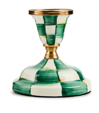emerald check short candlestick